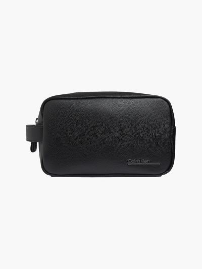 Calvin Klein Táskák & Kiegészítők HU817393 | Calvin Klein Bőr Férfi Sminktáska Fekete